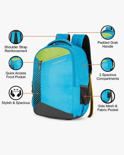 Buy ARISTOCRAT COSMIC BACKPACK (E) LIGHT BLUE 26 L Backpack (Blue) Online  at Best Prices in India - JioMart.