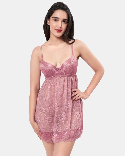 Buy Galsmaky New Hot & Sexy Women Baby Doll Night Dress| Night Sleepwear  |Nighty|Honeymoon Night Wear Dress Free Size (28 to 36) inch Online at Best  Prices in India - JioMart.