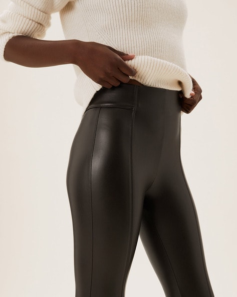 Thermal Leather-Look Leggings - Calzedonia