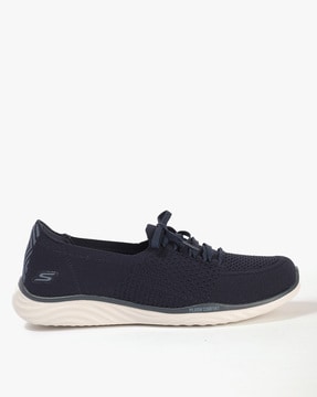 Skechers on-the-go navy blue running outlet shoes