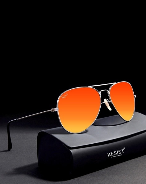 Orange Shutter Shade Glasses | LookSharpStore