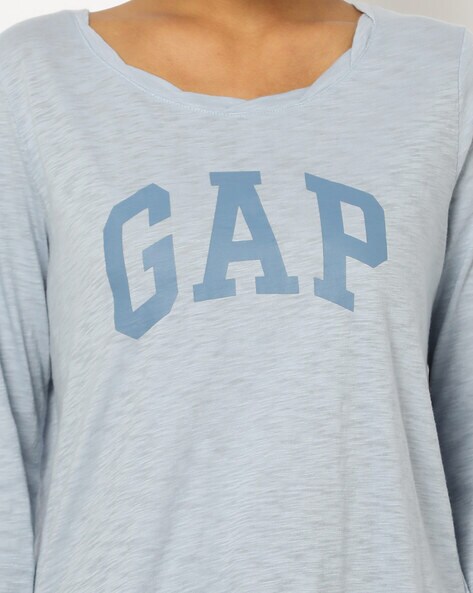 Buy Ice Blue Tshirts for Women by GAP Online Ajio