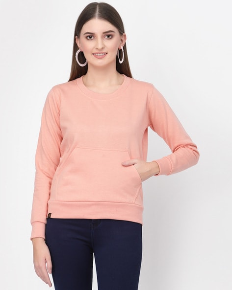 Peach best sale colour sweatshirt