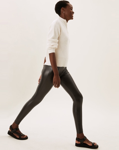 Buy Brown Leggings for Women by Marks & Spencer Online