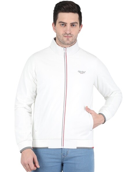 Champs Sport White Windbreaker Long Sleeve Full Zip Mock Neck Jacket Adult  S | eBay