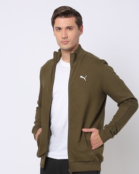 Puma olive deals green jacket