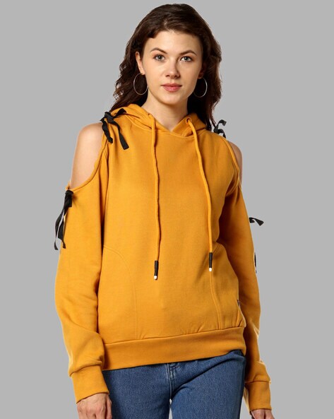 Cold shoulder outlet sweatshirt