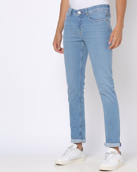 Buy U.S. Polo Assn. Denim Co. Men Blue Slim Fit Stretchable Jeans - Jeans  for Men 19022288 | Myntra