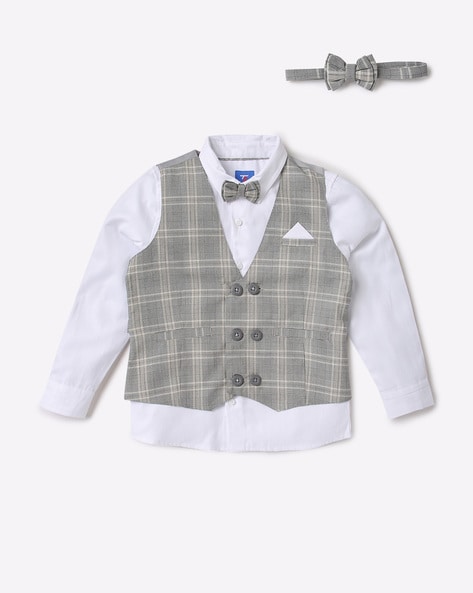 Boys shirt sale and waistcoat