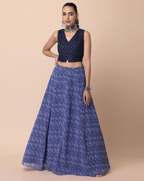 Shop Pink designer Lehenga Skirts for Women Online | Aza Fashions