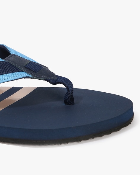 Blue and best sale grey flip flops