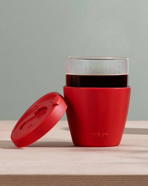 Bodum Travel Mug with Lid | Red Color Home Kitchen | AJIO