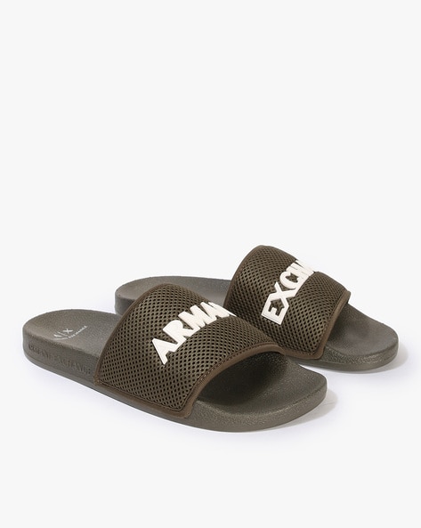 Emporio Armani Men's Sliders Slides with Maxi Logo Multicoloured UK  6.5-10.5 | eBay