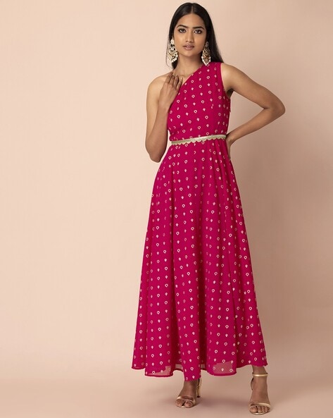 One side off outlet shoulder kurti