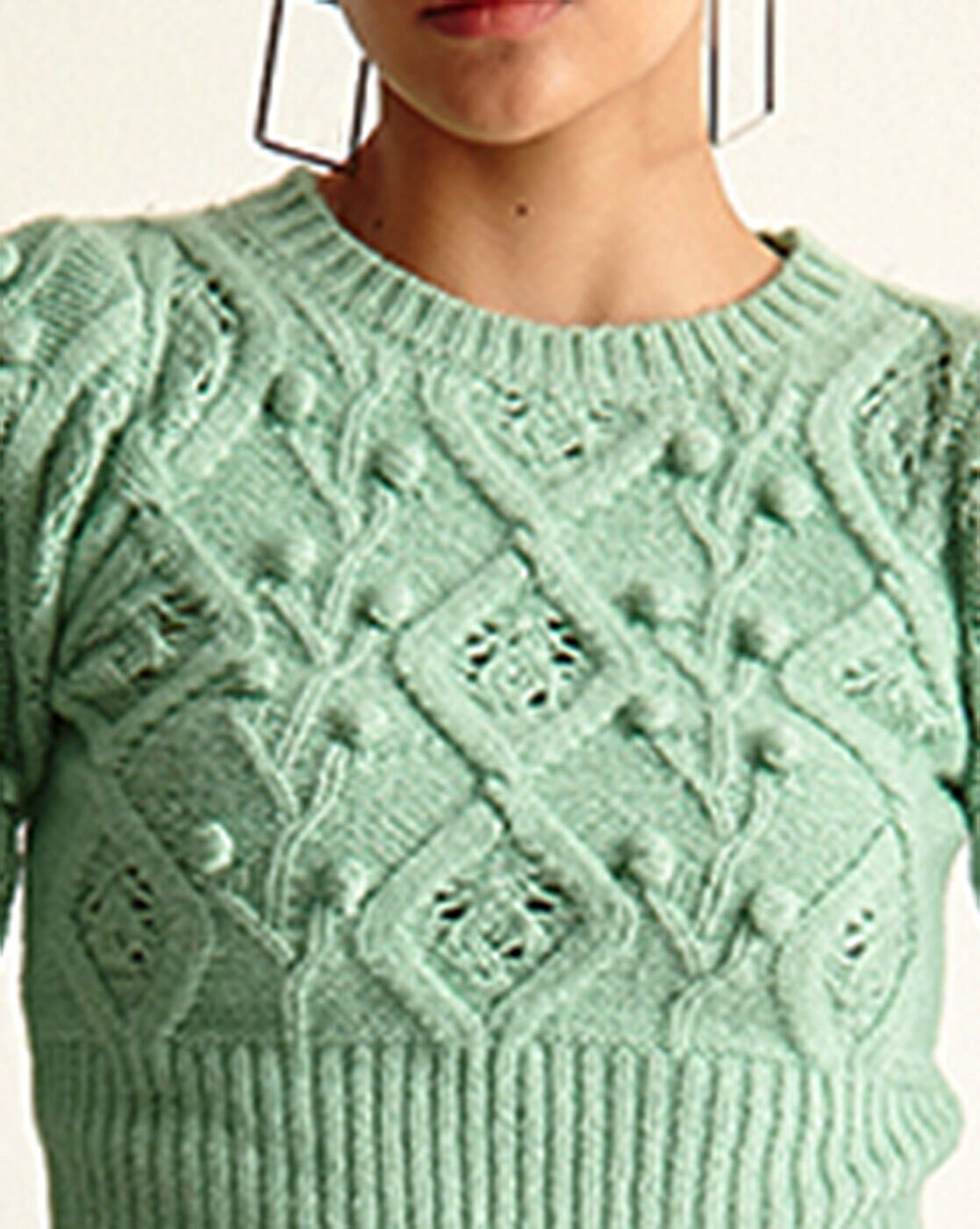 Houston White Adult Cable Pullover Sweater - Green Xxs/xs : Target