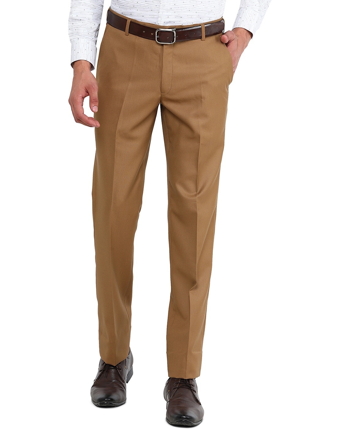 Buy White Trousers & Pants for Men by CROCODILE Online | Ajio.com