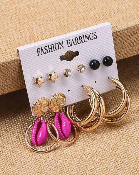 Buy Rich  Famous Gold Plated Earring For Girls Boys  Womens Wood Alloy  Drops  Danglers Online at Best Prices in India  JioMart