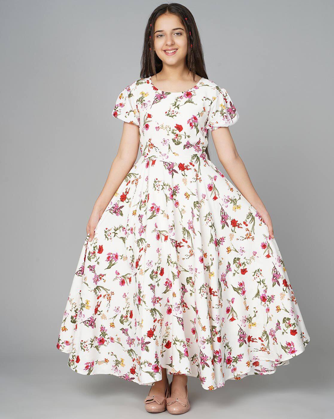 Buy White Dresses u0026 Frocks for Girls by WHITE WORLD Online | Ajio.com