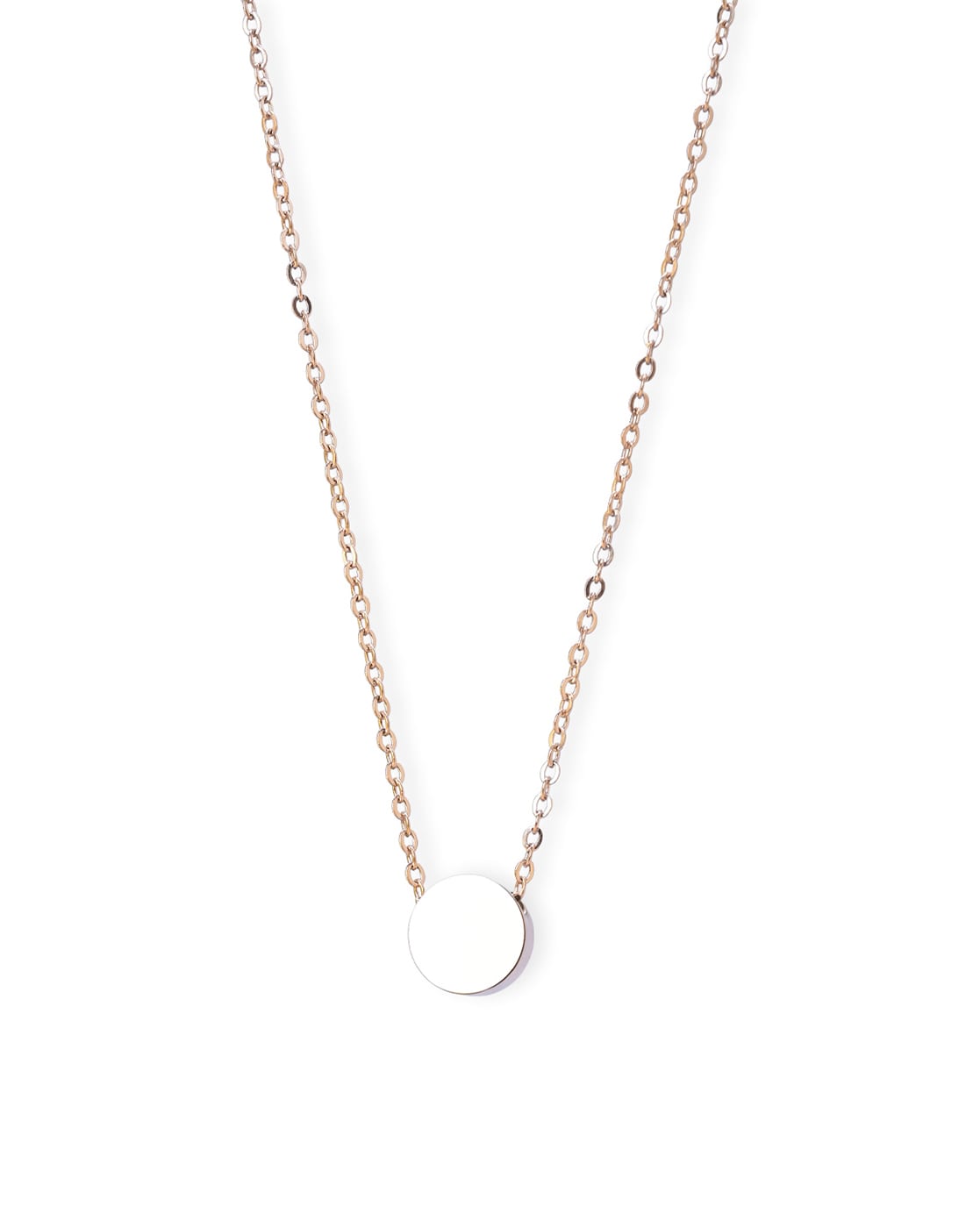 Palmonas Rose Gold Plated Twinkle Necklace For Women (Rose Gold, OS)