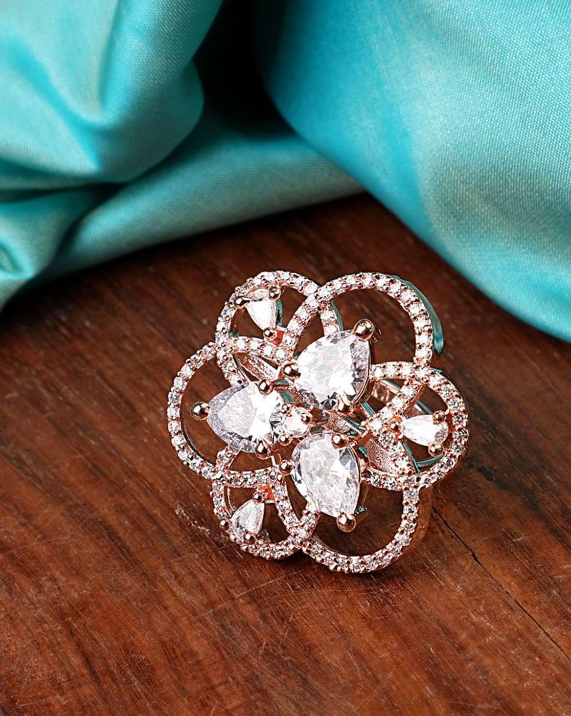 Bewitching Diamond Cocktail Ring – Arya Jewel House