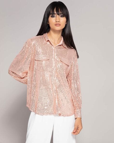 Buy Gold Shirts for Women by Twenty Dresses Online