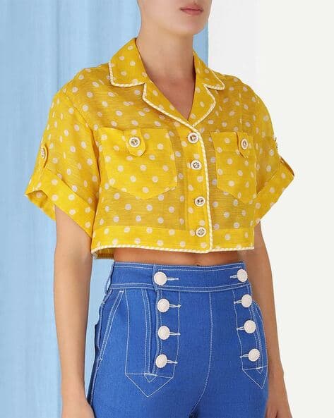 zimmermann polka dot top