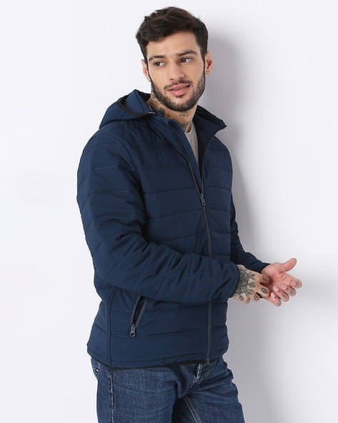 Price History of GAS Leonardo Hooded Zip-Front Jacket from Ajio - Main Image