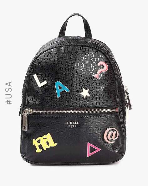 Buy Black Backpacks for Women by GUESS Online Ajio