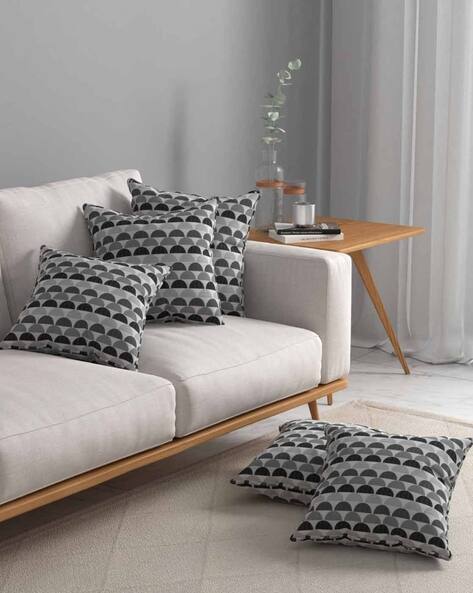 Rosarahome Set of 5 Geometric Print Cushion Covers 16" x 16"