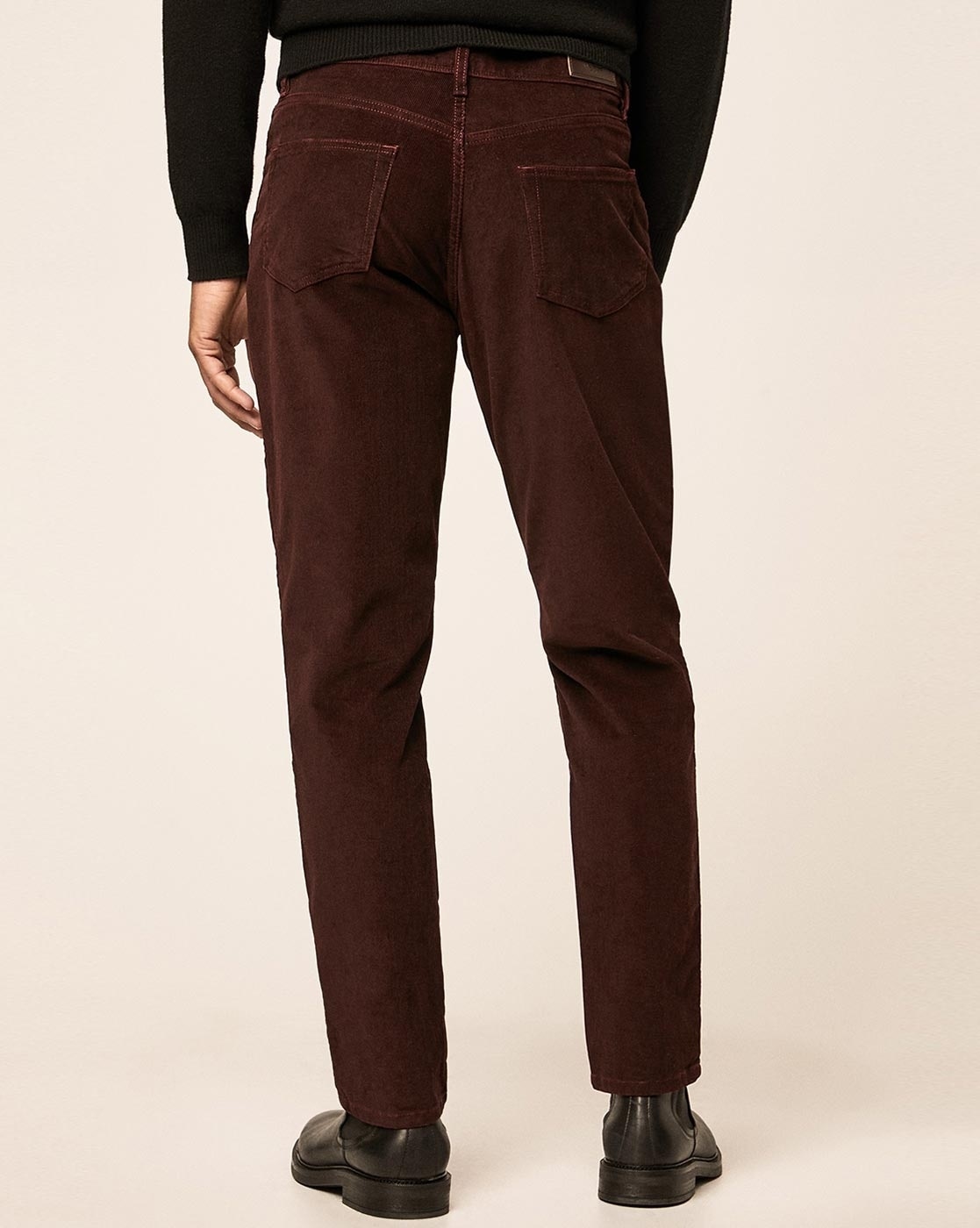 John Lewis Corduroy Regular Fit Trousers, Taupe at John Lewis & Partners