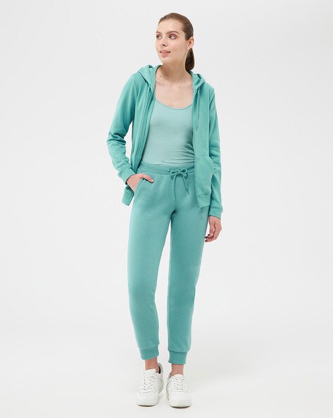 Turquoise joggers online womens