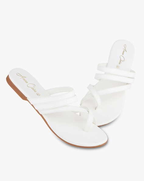 Ladies white sandals hot sale