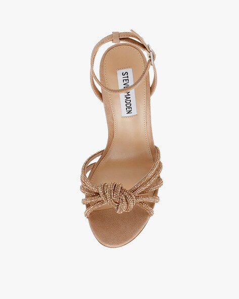 Buy Gold Heeled Sandals for Women by STEVE MADDEN Online Ajio