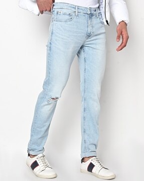 Calvin klein 2024 ripped jeans mens