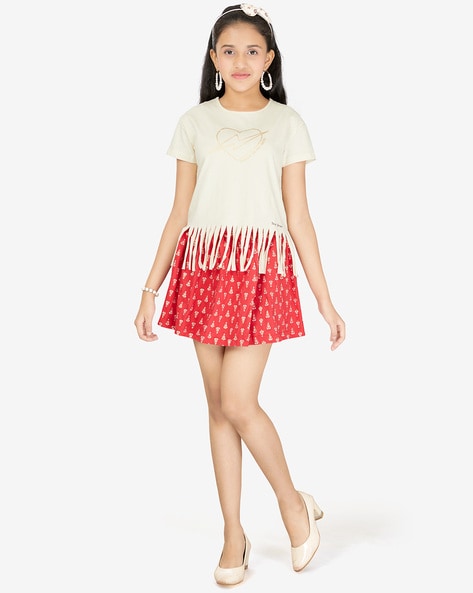 Buy Red Cream Sets for Girls by TRUE SPIRIT Online Ajio