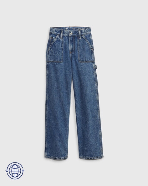 Carpenter Fit Mid-Wash Jeans