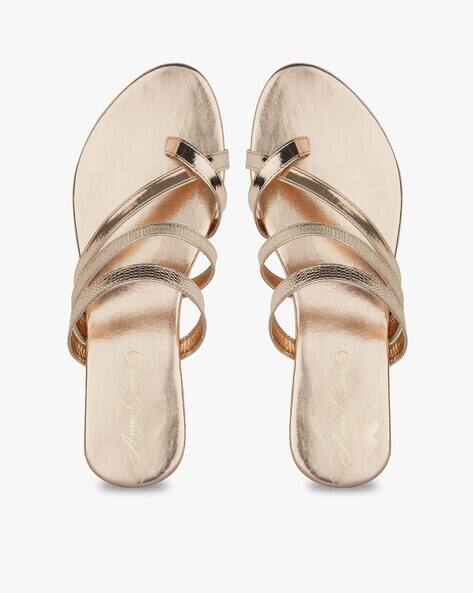 anna rose gold sandals