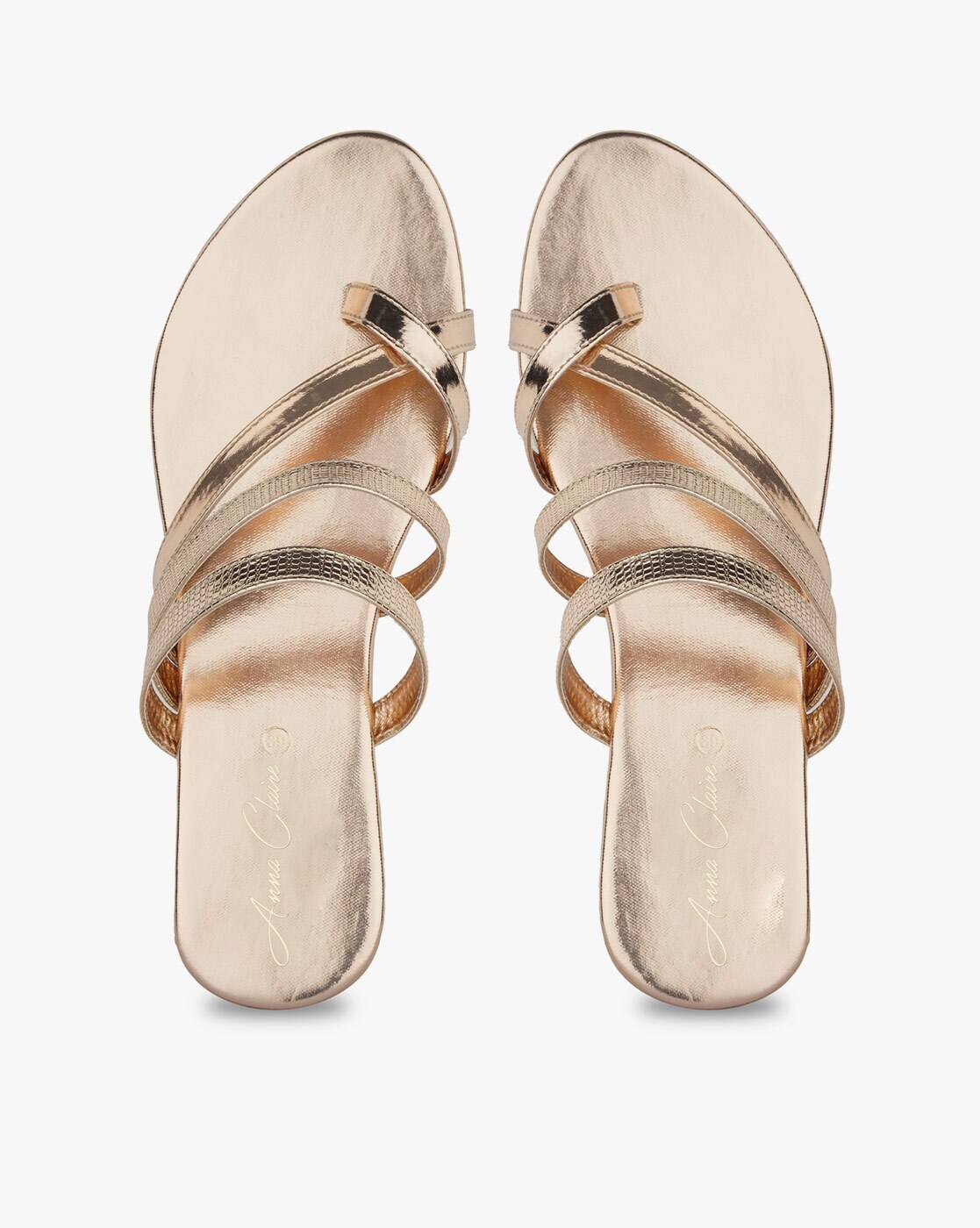 Anna sandals 2024 rose gold