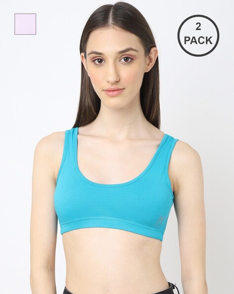 Buy Urban Hug Pack of 2 Compression Sports Bras at Redfynd