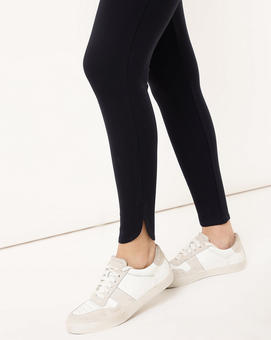 Viscose Plain Skinny Fit Treggings