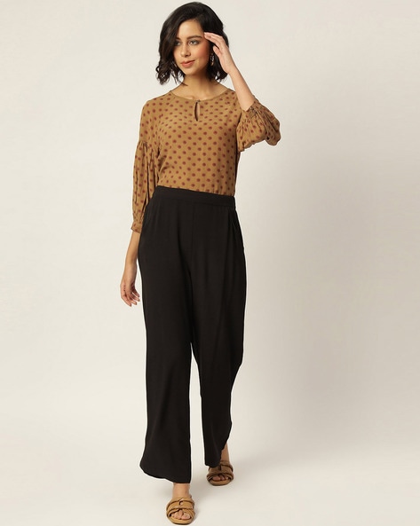 Buy Black Trousers & Pants for Women by Marks & Spencer Online