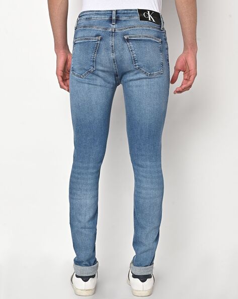Calvin Klein Jeans Super Skinny Men Blue Jeans - Buy Calvin Klein