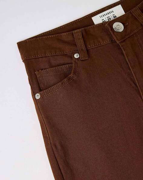 Vintage Veddel Brown Pants/ Women Flared Boot Cut Pants/ Work