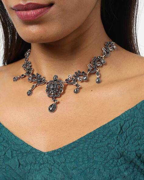 Black Diamond Necklaces | Black Diamond Pendants For Women | Pendants |  Diamondere (Natural & Certified)