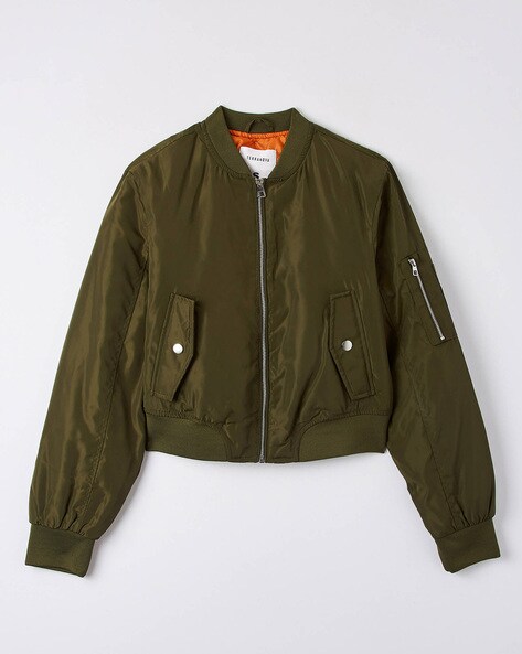 Schott NYC Nylon MA-1 Airvintrs Army Khaki Bomber Jacket - Clothing from  N22 Menswear UK