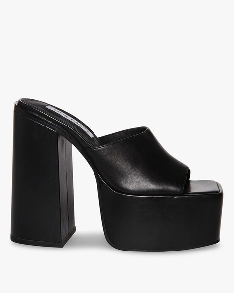 Buy Black Heeled Sandals for Women by STEVE MADDEN Online Ajio