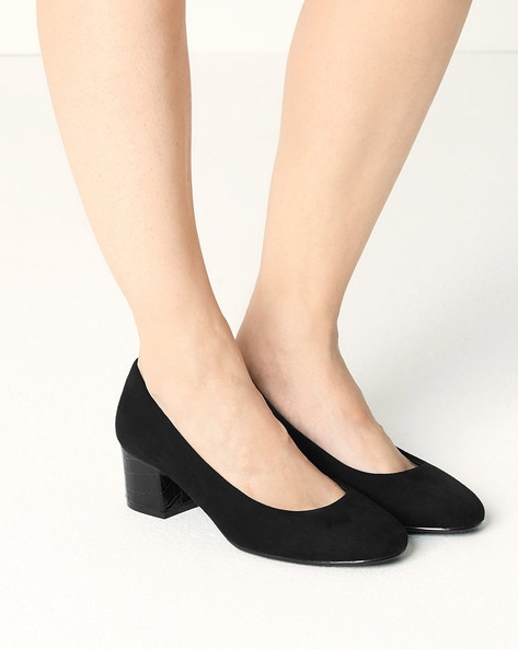 Paloma: Black Suede – Perfect Pumps for Bunions | Sole Bliss