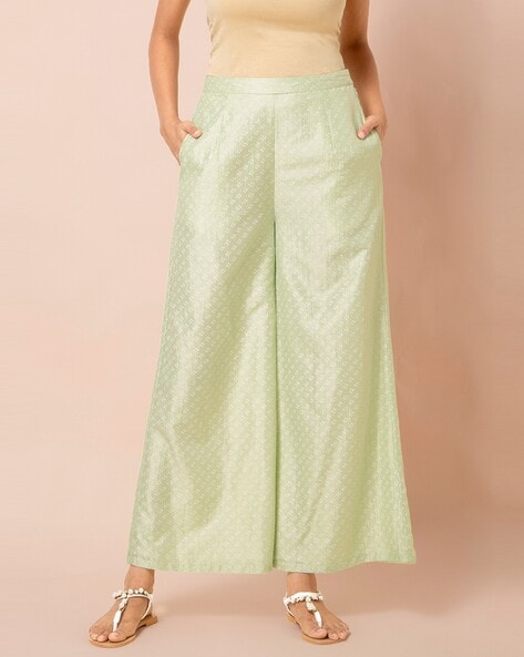 Buy Green Pants for Women by Indya Online