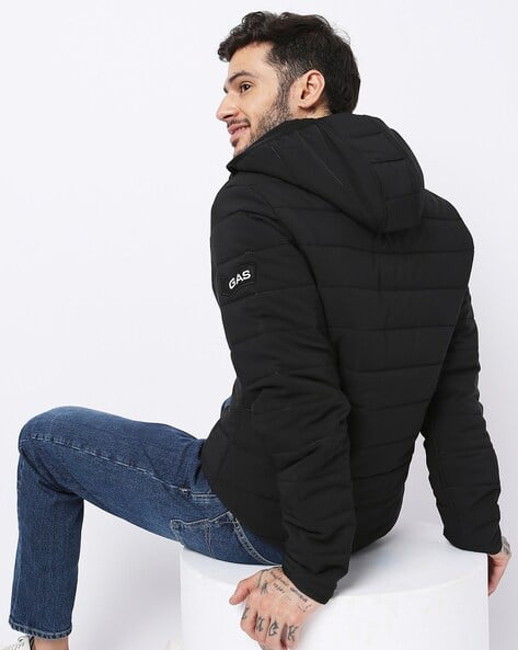 Hoodie Puffer Leonardo Coats Leonardo Hooded Zip-Front Jacket