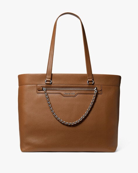Buy Michael Kors Slater Large Pebbled Leather Top-Zip Tote Bag